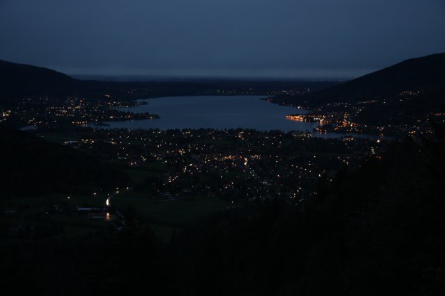 Tegernsee bei Nacht